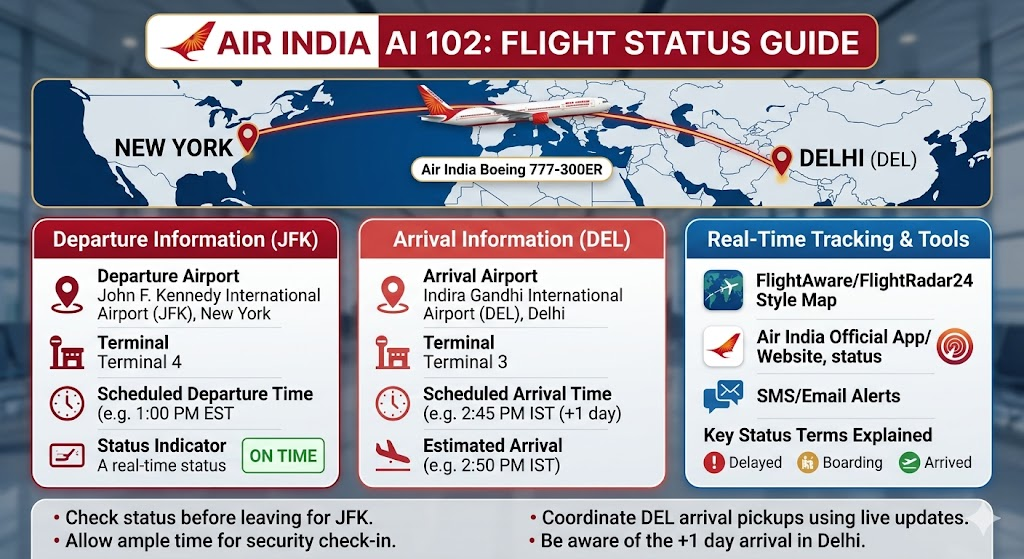 Everything You Need to Know About AI 102 Flight Status
